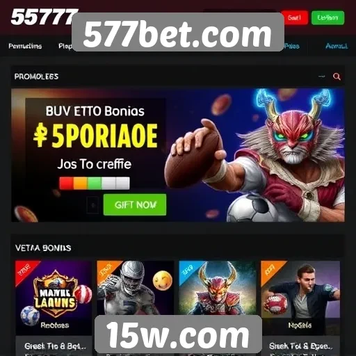 Novas promoções disponíveis no site 577bet